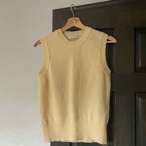 Nothing Written Emitt U-Neck Wool Slipover (Yellow)